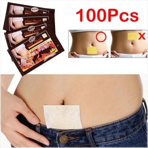 Slimming Stick 100 Pieces=10 Bags Slimming Navel Sticker Slim Patch Weight Loss Burning Fat Patch Emagrecedor Detox Adhesive