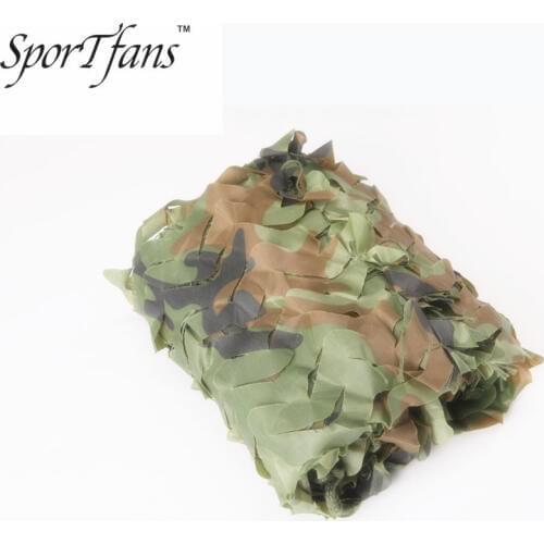 2x3m Hunting Military Camouflage Net Woodland Army Camo netting Camping Sun ShelterTent Shade sun shelter without edge binding