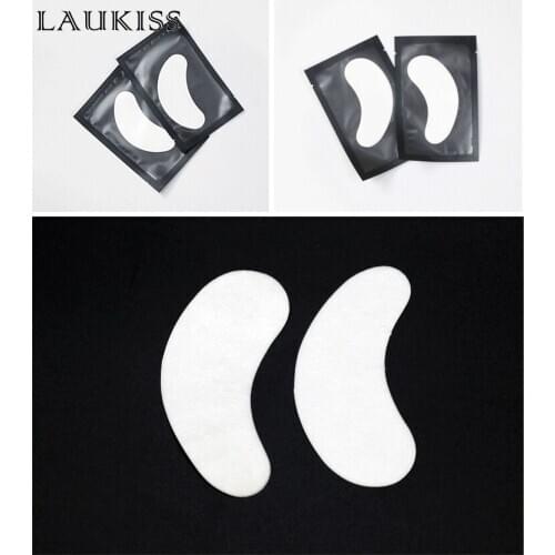 Patches for Building Eyelash Extension Under Eyelash Pad 50/100/200 Paper Patches Lint free Stickers for False Eyelashes