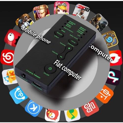 Microphone Voice Changer 7 Different Sound Changes Game Voice Microphone Adapter for PS4 Xbox PC Phone Tablet Laptop