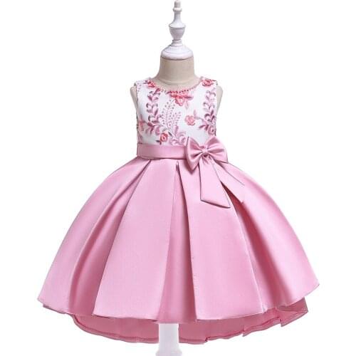 Baby Girls Flower Striped Dress For Girls Unicorn Wedding Party Dresses Kids Princess Christmas Dress Children Girls Clothing