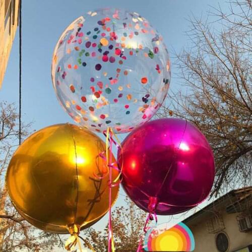 Transparent round Bobo balloons wedding Birthday Party decorative balloon 1000 pcs/lot PVC Helium Clear ballon Inflatable