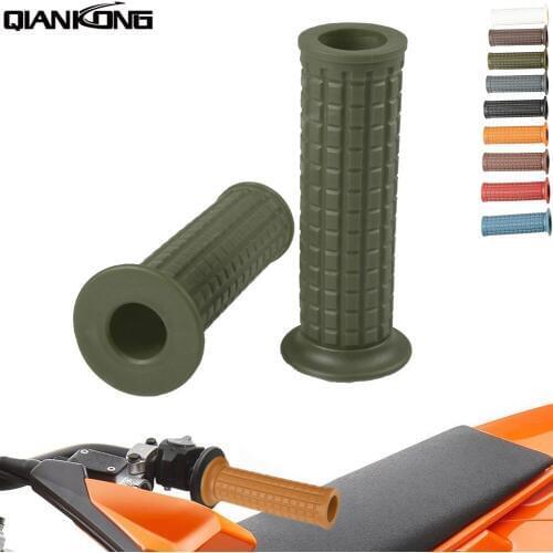 25/28MM OR 22/24MM Rubber Handle bar Hand Grips For Honda Hornet CB919 CB1000R CB900 CB1300 YAMAHA MT-07 MT-09 MT 07 09 FZ-07