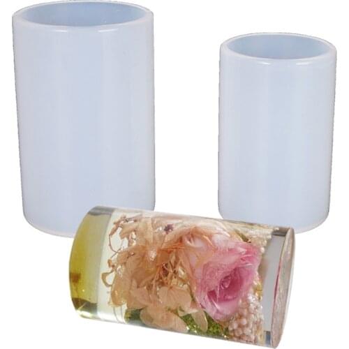 Silicone Cylinder CandleMold for Candle Making Pillar Candles Resin Mould Epoxy Resin Casting Molds DIY Aromatherapy Candles
