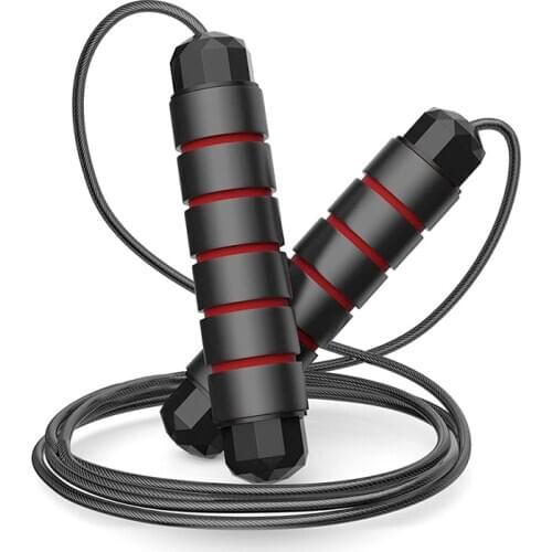 Tangle-Free Jumping Rope Adjustable Skipping Rope Speed Crossfit Cuerda Para Saltar Equipments Skipping Bearing Jump Rope