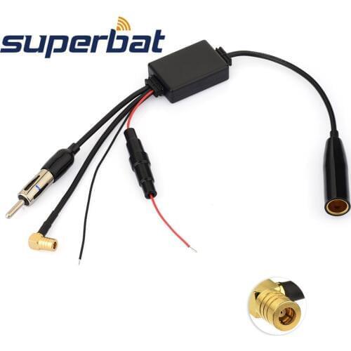 Superbat FM/AM to DAB/DAB+ Car Radio Aerial Antenna Converter Signal Splitter+Amplifier for Sony DAB