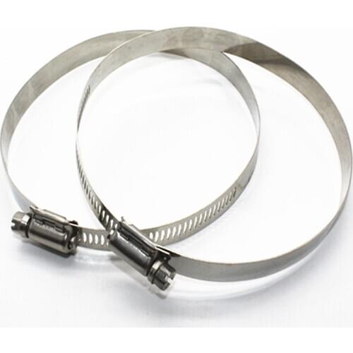 10PCS Stainless Steel 304 High Qulity Homebrew Pipe Clamp Fit 10mm~ 200mm Out Diameter Tube Butterfly Hose Pipe Clamp