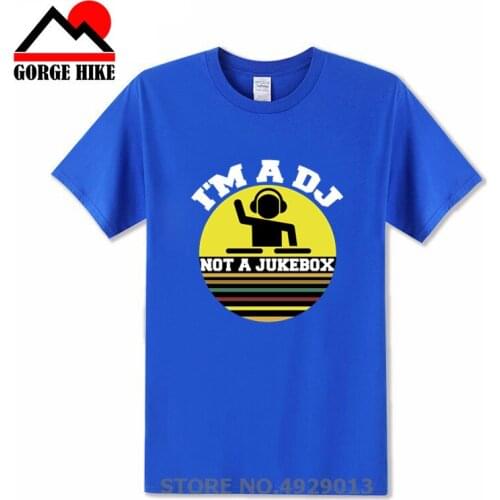 2019 Technics Party T-Shirt - No Request Im A DJ Not A Jukebox XS-3XL Tees Professional customization of DJ Master Short Sleeves