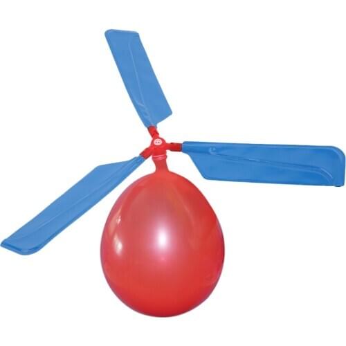 Balloon Helicopter Environmental Creative Toys Balloon Aircraft Propeller Kids Traditional Classic Flying Toys New Sale