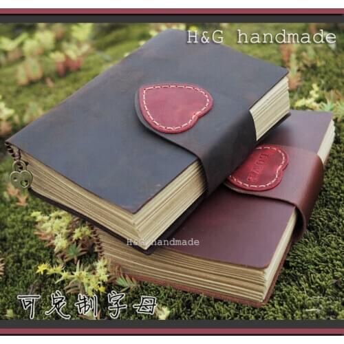 100% Handmade Genuine Leather Notebook Vintage Diary Book Gift Travel Journal