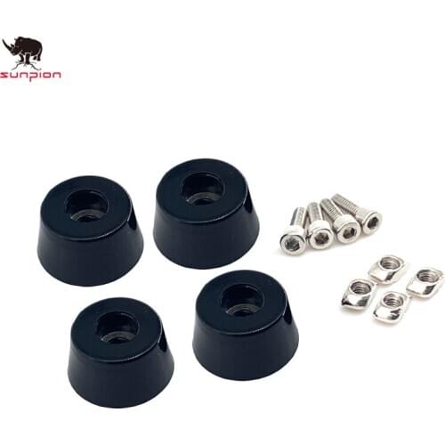 4 Sets Antivibration Feet For i3 MK3 Printer Kit Anti-vibration Rubber Landing Mat Feet For 2020 Profile 3d Printer Parts