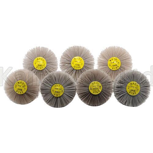 7pcsDuPont nylon grinding head polishing wheel for semifinished wood root carving Rosewood furniture finegrinding WoodworkPolish