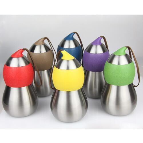 Gourd cup creative personality double stainless steel vacuum cup vacuum couple cup