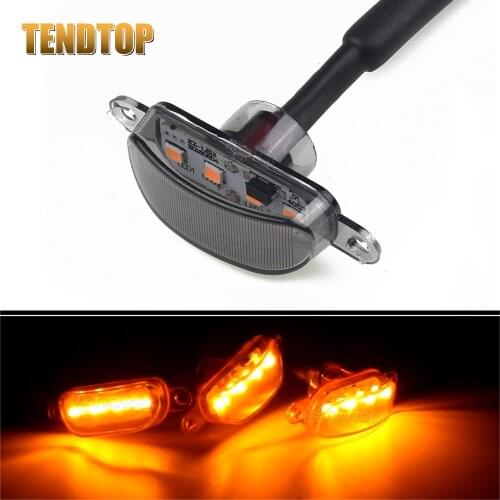 Bumper Hood Indicator Light LED Car Front Grille Lamp Smoked For Ford F-150 F150 2010 2011 2012 2013 2014 2015 2016 2017 2018