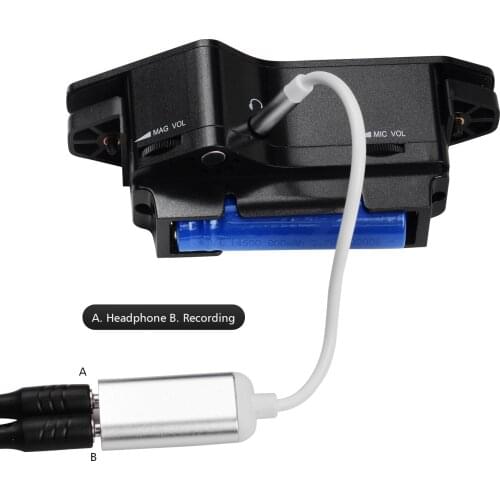 Flatsons FLP3 Guitar Pickup Set Dual Pickup System Built-in Record Pick with Fixing Screw for Acoustic Folk Guitar Accessories