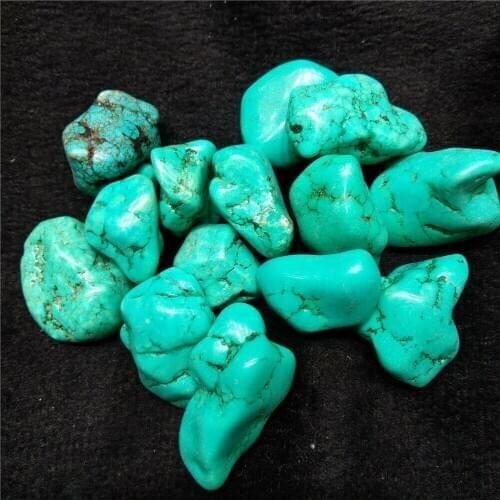 Green Turquoise Crystal CTumbled Stone Specimen Healing Reiki Gravel