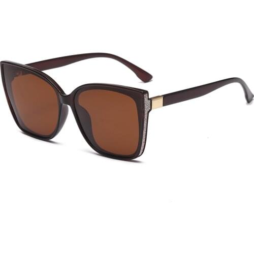 Men Women Classic Sequins Rivet Polarized Sunglasses Square Frame 100% UV Protection Summer Outdoor Necessary