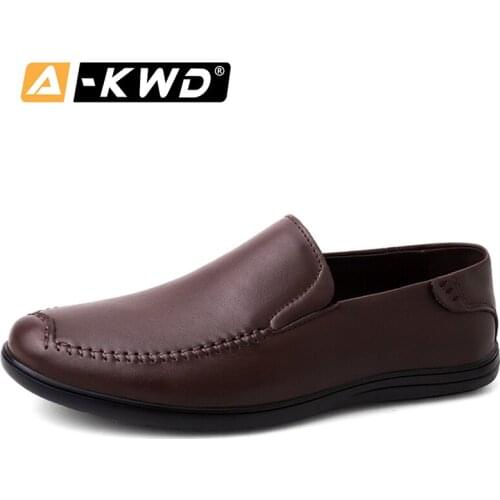 Summer Genuine Leather Men Casual Shoes 2020 Mens Loafers Moccasins Breathable Slip on Black Driving Shoes Men Plus Size 37-47