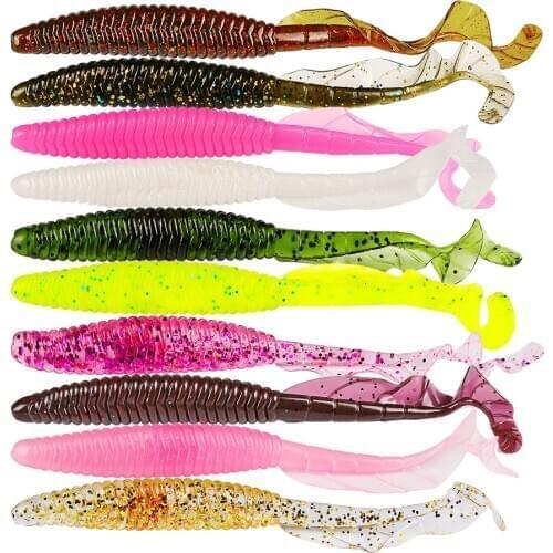 BattleBASS Soft 10 pcs/lot 14.5cm Wobblers Bait Softbait Fishing Baits Easy Shiner 7g 10 Colors Available Baits