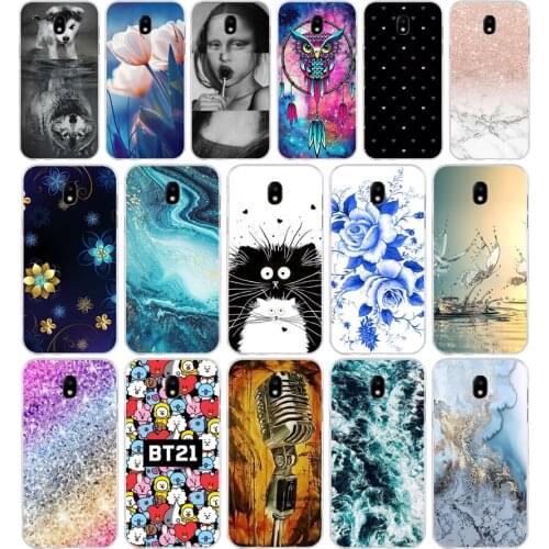 O 5.2" sFOR Samsung Galaxy J5 2017 Case Soft Silicone Phone FOR Coque Samsung J5 2017 Case