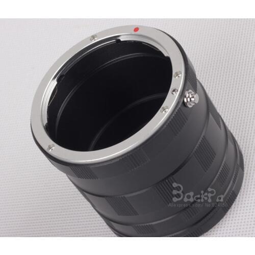 Metal Macro Extension Tube Ring Adapter Set for CANON DSLR Camera Lens 50D 60D 70D 600D 7D Rebel T1i XTi T2i T3i T4i T5i