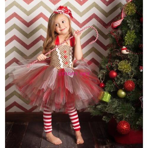 New Sweet Girl Dress Birthday Party Costumes Candy Dresses Childrens Photography Cosplay Christmas Girls Baby Tutu Handmade Hot