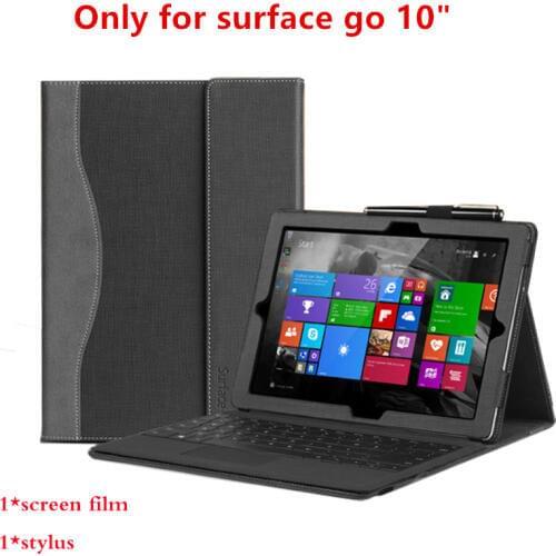 New Design Case For Microsoft Surface Go 10 inch Premium PU Tablet Leather Cover High Quality Laptop Notebook Keyboard Skin Gift