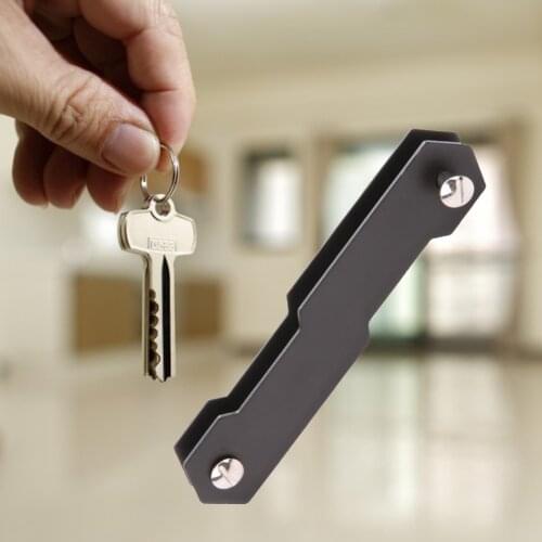 EDC Key Organizer Clip Keys Smart Holder Folder Keys Wallet Housekeeper Keychain Flexible Key Holder Clip Aluminum Key