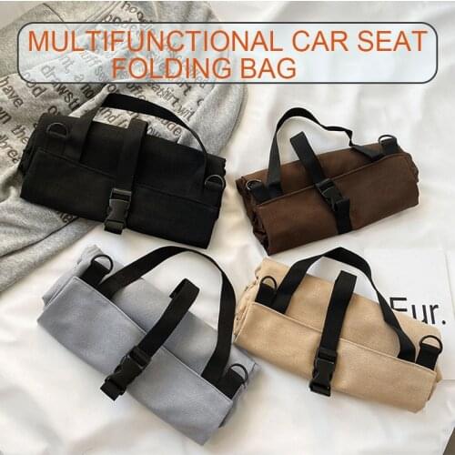 Roll Up Tool Bag Roll Tool Roll Multi-Purpose Tool Roll Up Bag Wrench Roll Pouch Hanging Tool Zipper Carrier Tote Car Storage