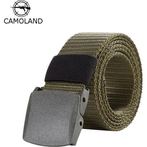 2017 New Arrival Sale Outdoor Army Tactical Belt Military Nylon Belts Mens Waist Swat Strap With Buckle Rappelling Black Color