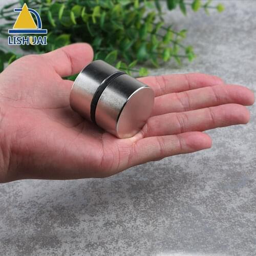 2pcs super powerful Dia 40mm x 20mm neodymium magnet disc magnet rare earth NdFeB N35 magnets