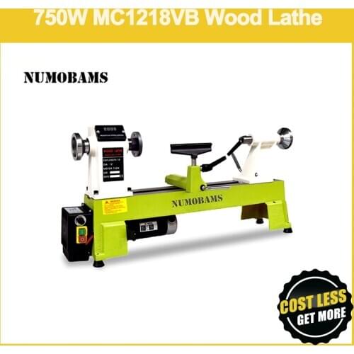 NUMOBAMS MC1218VB 750W Variable speed adjustable Wood Lathe Machine