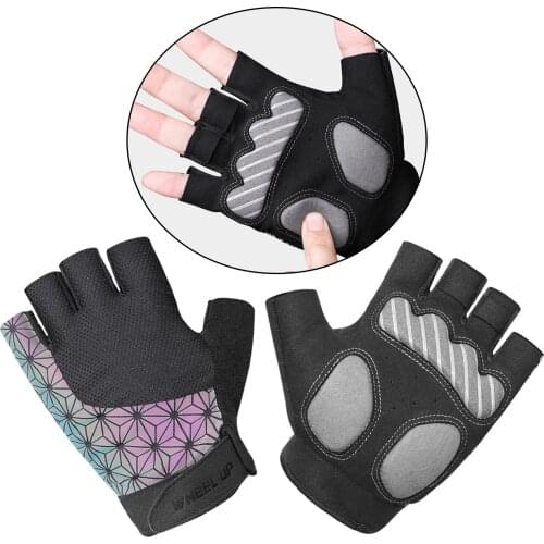 Cycling Bike Gloves Half Finger Shockproof Breathable MTB Mountain Bicycle Sports Gloves Men Women Cycling Equipment
