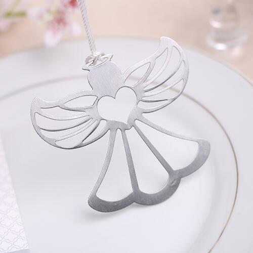 10PCS Silver Finished Metal Angel Bookmark Wedding Gift Baby Birthday Party Souvenir&Giveaway For Guest