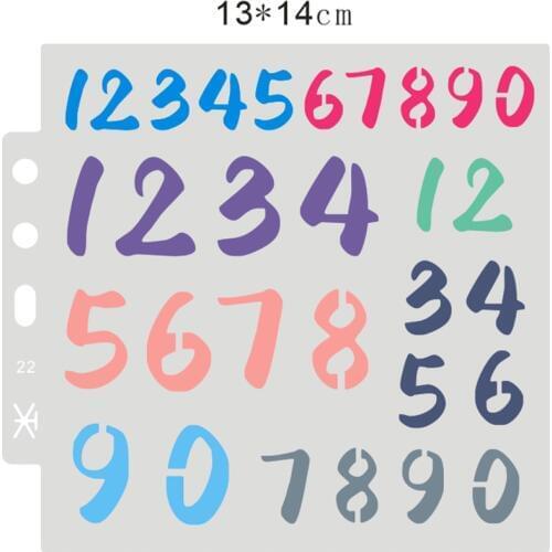 13*14 Digital list scrapbook stencils spray plastic mold shield DIY cake hollow Embellishment printing lace ruler valentine