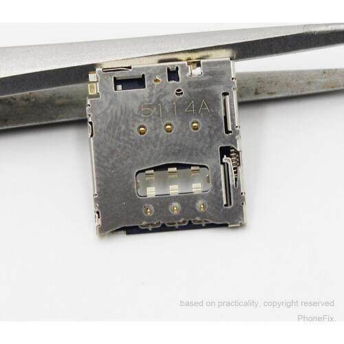 30pcs/lot Sim Card Reader holder Connector socket For Moto G 2nd Gen XT1063 XT1064 XT1068 XT1077 for lenovo B6000 A5500 B8000