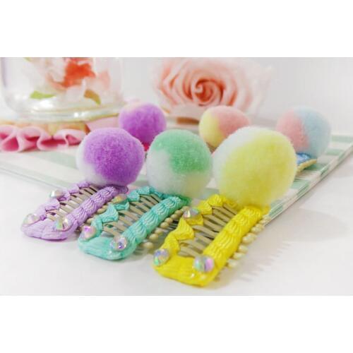 Pet Grooming Accessories Dogs Cute hair ball accessories are not easy to fall off and not hurt Hair Clip BB Clip Hairpin Comb