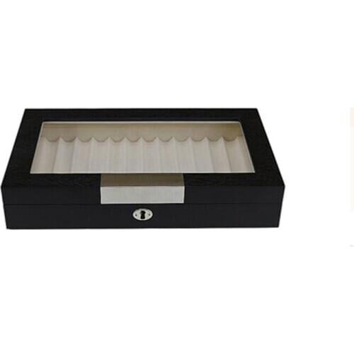 Free Shipping, Deluxe Solid Wood Gel Pen Box Fountain Pen Case