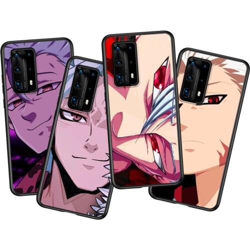 Seven Deadly Sin Ban Anime For Huawei P50 P40 P30 P20 Pro Plus P10 P9 P8 Lite RU E Mini 2019 2017 Black Soft Phone Case