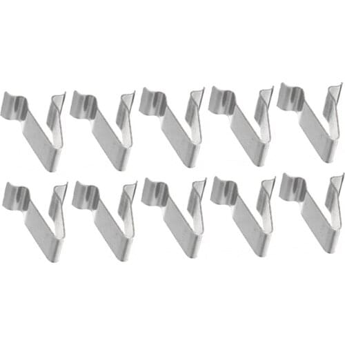 For Audi Boot Trunk Lining 10pcs 22mm Metal Spring Trim Clip Car Retainer Rivet Fastener Clip 4A0867276