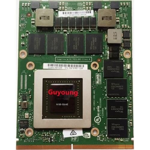 For K4100M K4100 DDR5 4GB Video Graphics Card N15E-Q3-A2 For Dell M6700 M6800 HP 8770W ZBook15 G1 G2