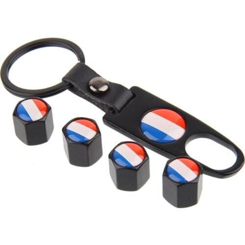 Car Tire Wheel Valve Caps With Key Ring Keychain Tyre Valve Dust Caps For Renault 4L Megane 4 3 Twingo 2 Clio Captur Laguna Clio