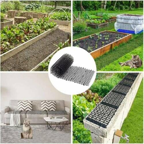 Garden Balcony Anti-cat Anti-dog Mat Cat Scat Mat Plastic Prickle Net Digging Stopper Keep Cat Dog Away HFing
