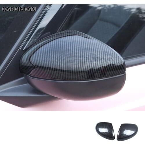 Carbon Fiber Rearview Mirror Cap Cover ABS Reversing Mirror Covers For Honda Fit GR9 4rd 2021 C1822