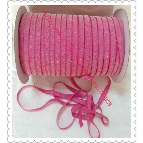 3/8" Frosted Glitter Ribbon Sparkle Garden Rose Ribbon Frosted Metallic Ribbon