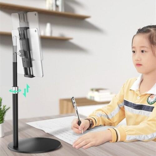 Metal Strectchable Desktop Tablet Stand Phone Holder Height Adjustable Support For iPhone 12 iPad Pro 12.9 Desktop Mount Bracket