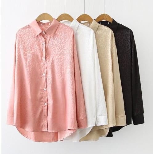 Fashion Jacquard Womens Blouses casual solid shirts blouse 2020 Spring Autumn long sleeve Tops Shirts Blusas Mujer