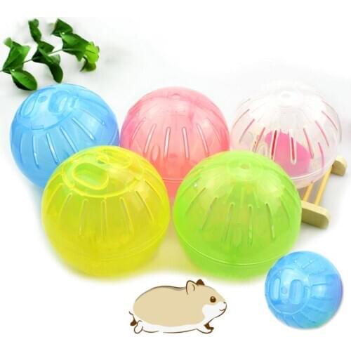 Legendog 1pc Small Pet Toy Solid Color Hamster Running Ball Cute Hamster Exercise Ball Training Rolling Ball Pet Supplies