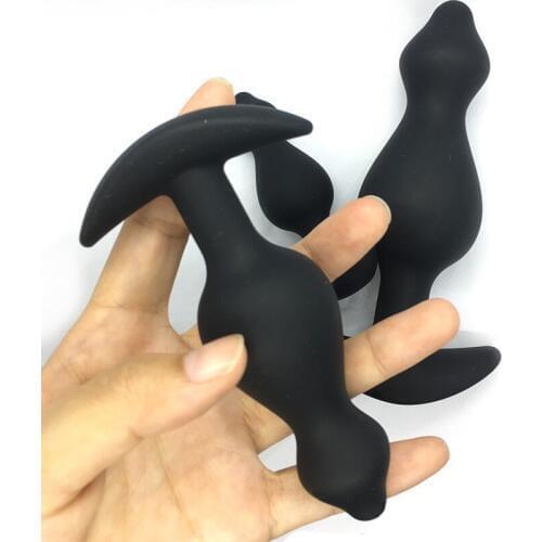 Soft Silicone Anal Beads Outgoing Can Strapon Anal Dilator Man/Woman Sex Toys S/M/L G Spot Masturbator Anal Toys Buttplug