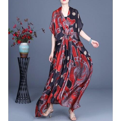 2021 summer new product Tencel print breast lace up dress slim fashion dress + two piece sling set